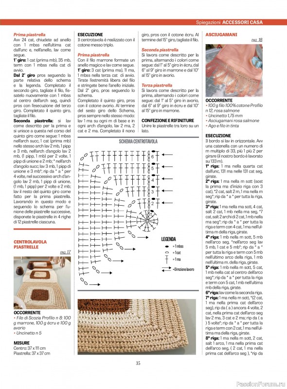 Вязаные проекты крючком в журнале «L'uncinetto di Gio №51 2025»