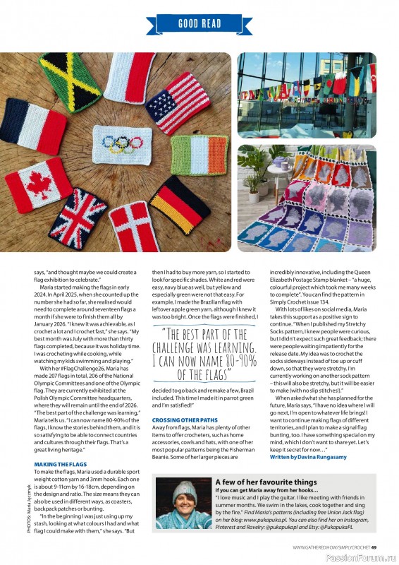 Вязаные проекты крючком в журнале &laquo;Simply Crochet №174 2026&raquo;