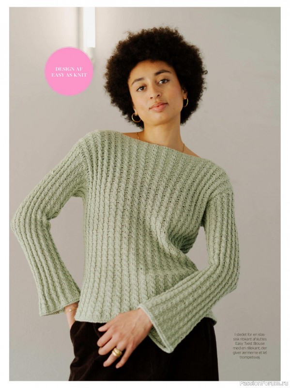 Вязаные проекты спицами в журнале &laquo;Alt for Damerne №40 2025&raquo;