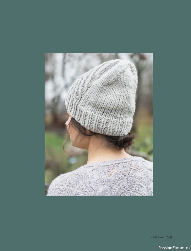 Вязаные проекты в книге «Contrasts Textured Knitting»