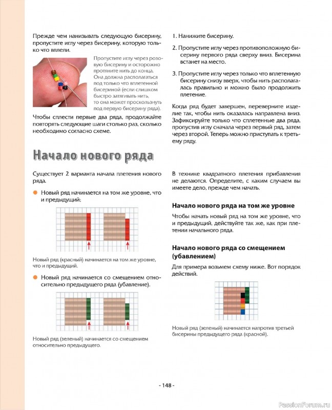 Коллекция проектов для рукодельниц в книге «Бисер шаг за шагом». Часть 2