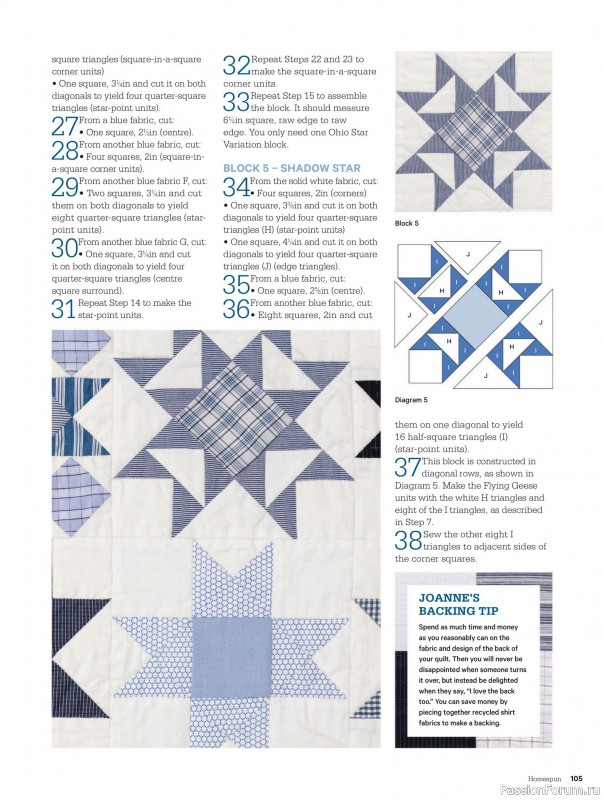 Коллекция проектов для рукодельниц в журнале «Australian Homespun - October-November 2025»