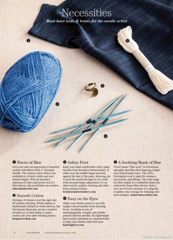 Коллекция проектов для рукодельниц в журнале «PieceWork - Summer 2026»