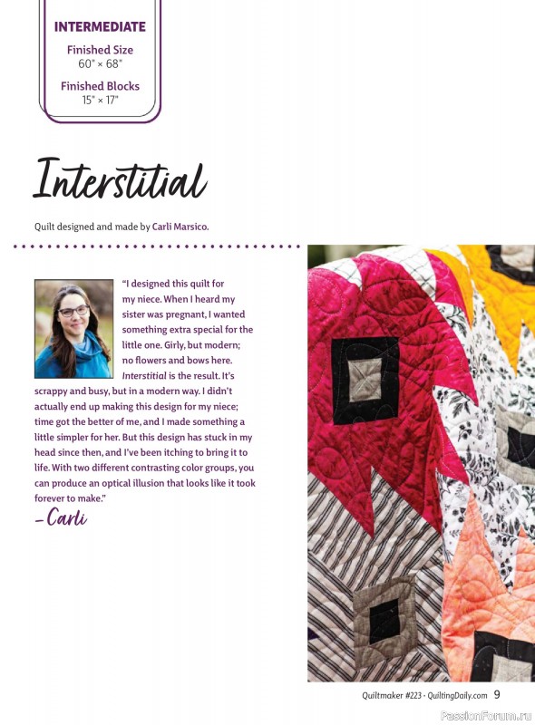 Коллекция проектов для рукодельниц в журнале «Quiltmaker - Winter 2026»