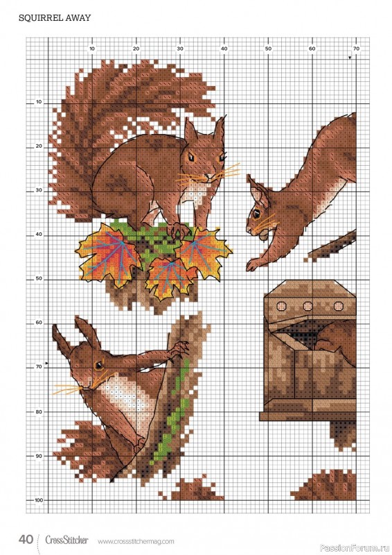 Коллекция вышивки в журнале «CrossStitcher №388 2022»