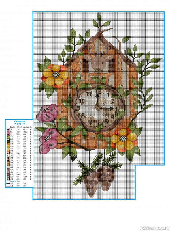Коллекция вышивки в журнале &laquo;Profilo Punto Croce Casa №1 2026&raquo;