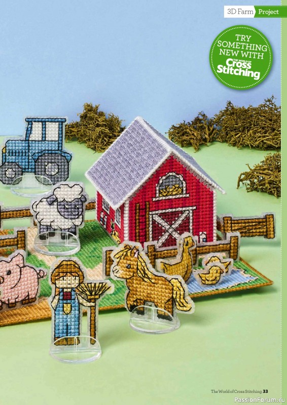 Коллекция вышивки в журнале &laquo;The World of Cross Stitching №372 2026&raquo;