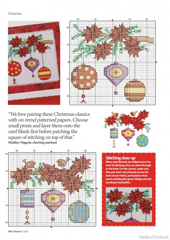 Коллекция вышивки в журнале «Ultimate CrossStitch – Cards 2026»