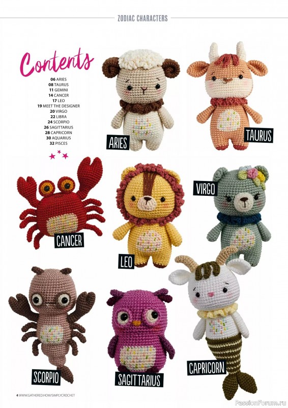 Вязаные проекты крючком в журнале «Simply Crochet №151 2024»
