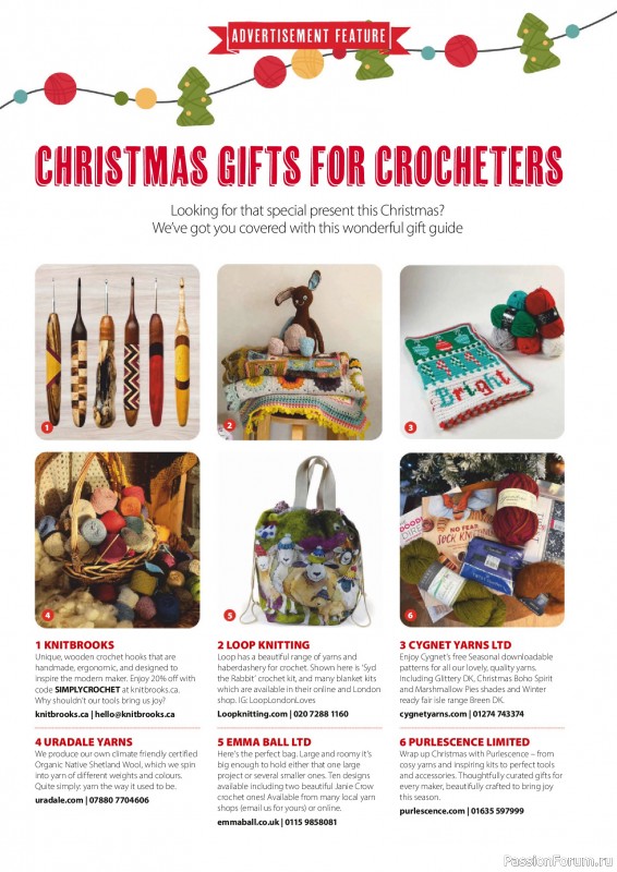 Вязаные проекты крючком в журнале «Simply Crochet №168 2025»