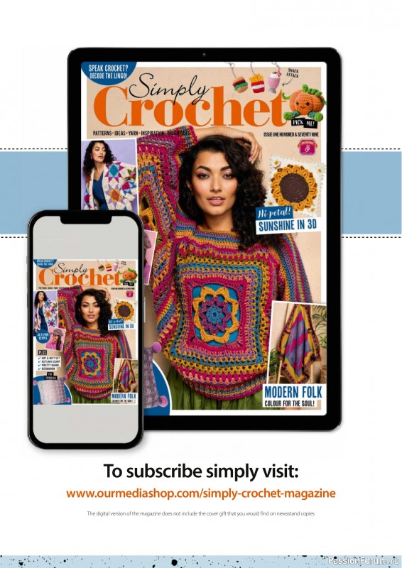 Вязаные проекты крючком в журнале «Simply Crochet №179 2026»