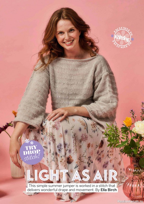 Вязаные проекты крючком в журнале «Simply Knitting №264 2025»