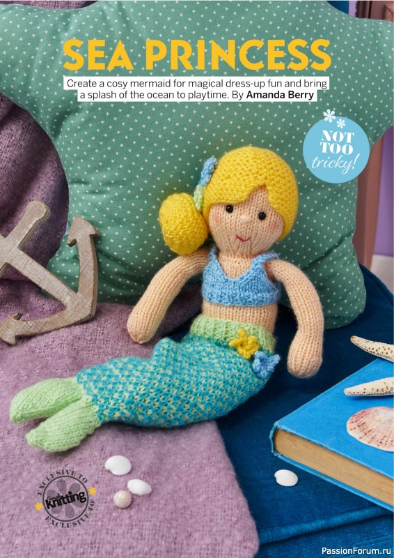Вязаные проекты крючком в журнале «Simply Knitting №267 2025»