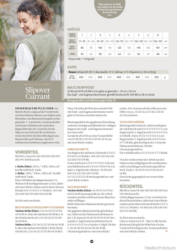 Вязаные проекты спицами в журнале «The Knitter №83 2026 Germany»