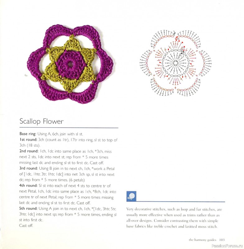 Вязаные проекты в книге &laquo;Crochet Stitch Motifs&raquo;.