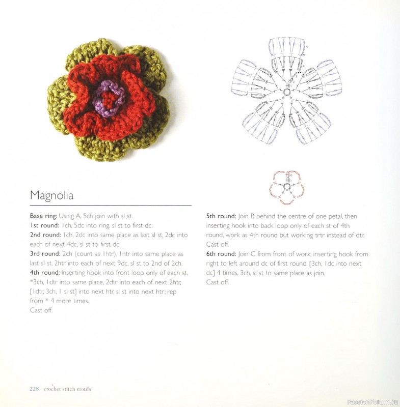 Вязаные проекты в книге &laquo;Crochet Stitch Motifs&raquo;. Продолжение