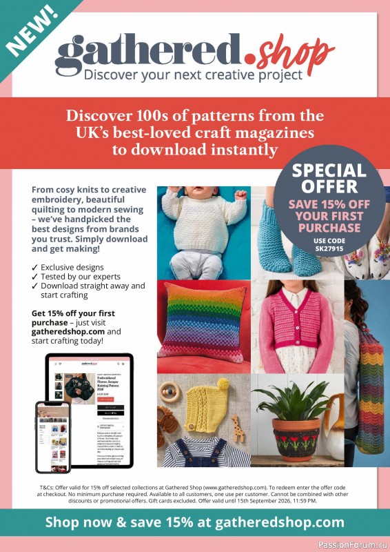 Вязаные проекты в журнале «Simply Knitting №279 2026»