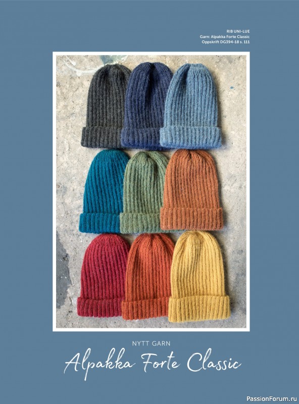 Вязаные проекты в журнале «Yarnmade №2 2019 Autumn & Winter Collection».