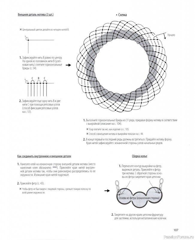 Коллекция проектов для рукодельниц в книге &laquo;Японское ажурное макраме&raquo;