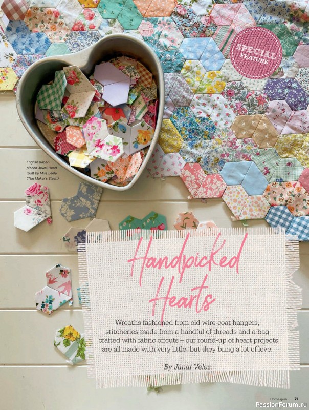 Коллекция проектов для рукодельниц в журнале &laquo;Australian Homespun №230 2026&raquo;