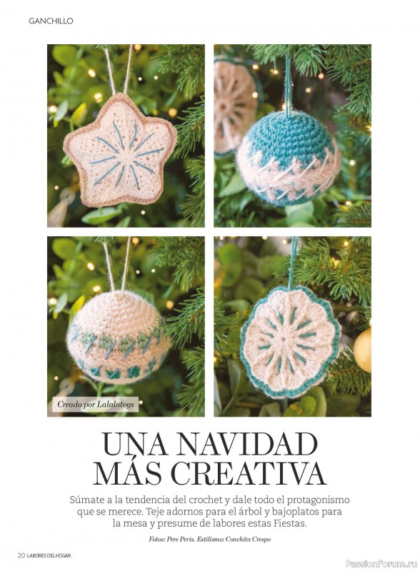 Коллекция проектов для рукодельниц в журнале «Labores del hogar №791 2025»