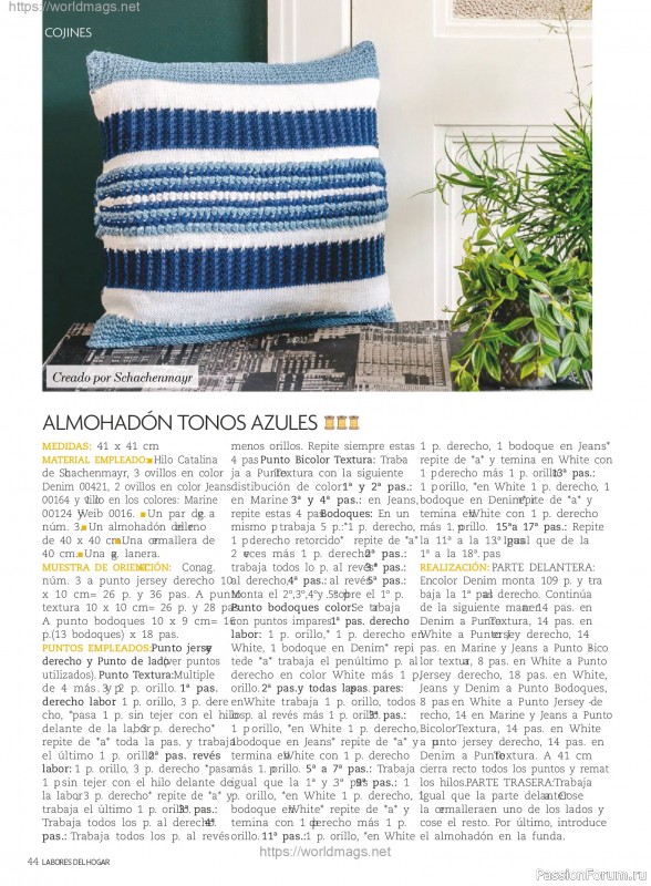 Коллекция проектов для рукодельниц в журнале &laquo;Labores del hogar №793 2025&raquo;