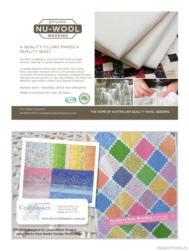 Коллекция проектов для рукодельниц в журнале «Quilters Companion №134 2025»