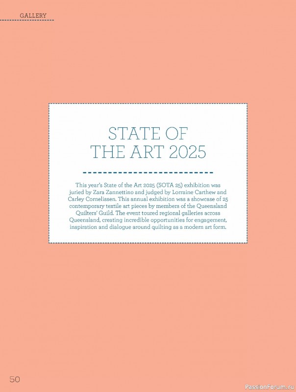 Коллекция проектов для рукодельниц в журнале «Quilters Companion №136 2025»