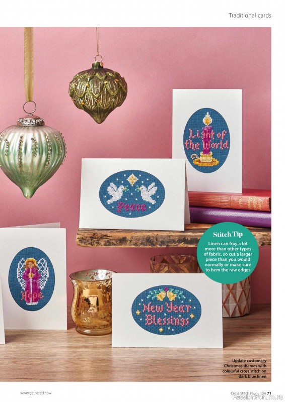 Коллекция вышивки в журнале «Cross Stitch Favourites - Christmas 2025»