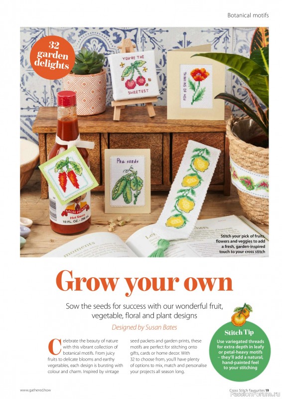 Коллекция вышивки в журнале &laquo;Cross Stitch Favourites - Spring 2025&raquo;