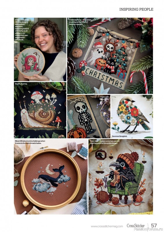 Коллекция вышивки в журнале «CrossStitcher №430 2025»