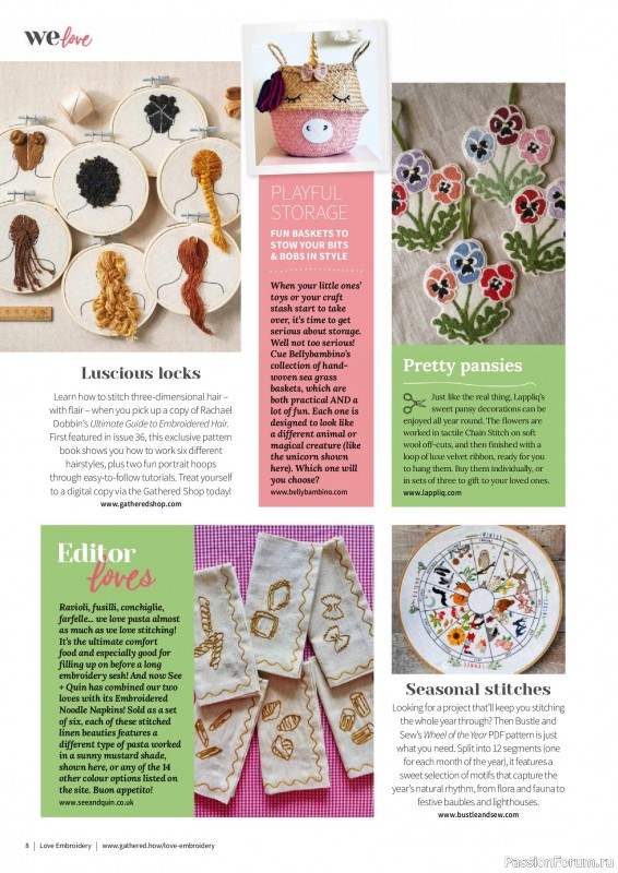 Коллекция вышивки в журнале «Love Embroidery №74 2025»