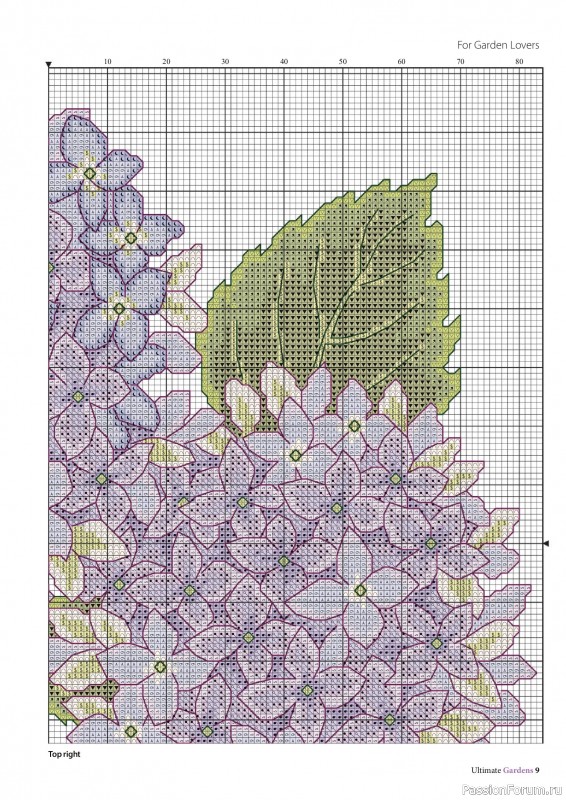 Коллекция вышивки в журнале «Ultimate Cross Stitch Gardens 2026»