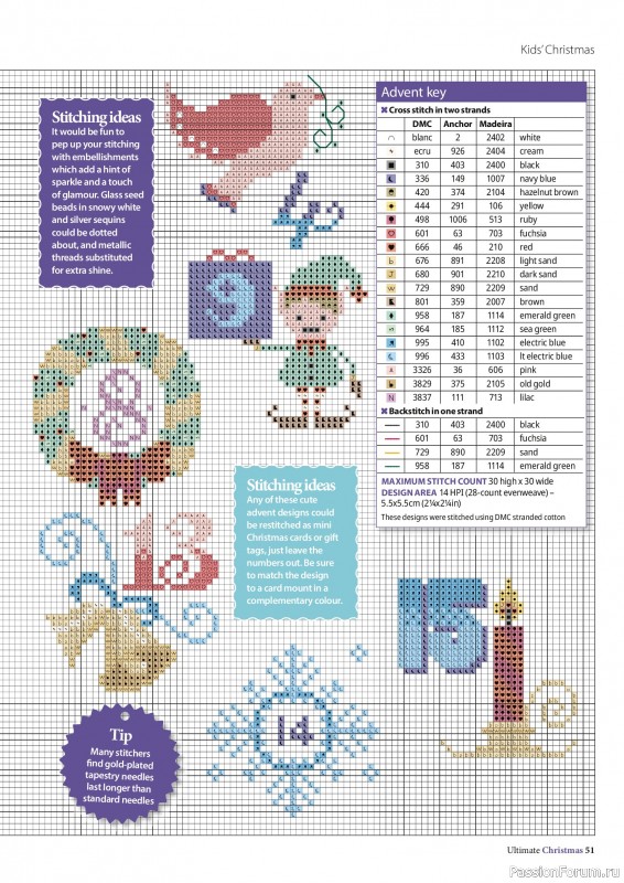 Коллекция вышивки в журнале «Ultimate CrossStitch – Christmas 2026»