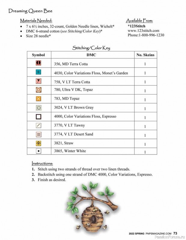 Новые техники рукоделия в журнале «Punch Needle & Primitive Stitcher-Spring 2022»