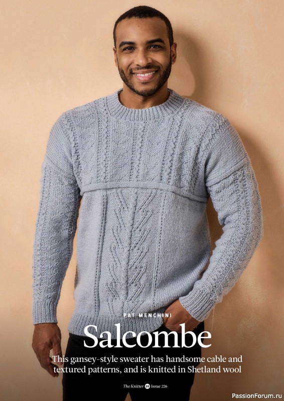 Вязаные проекты спицами в журнале &laquo;The Knitter №226 2026&raquo;