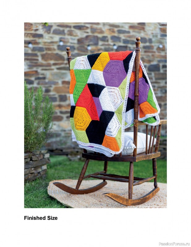 Вязаные проекты в книге «Crochet Modular Blankets»