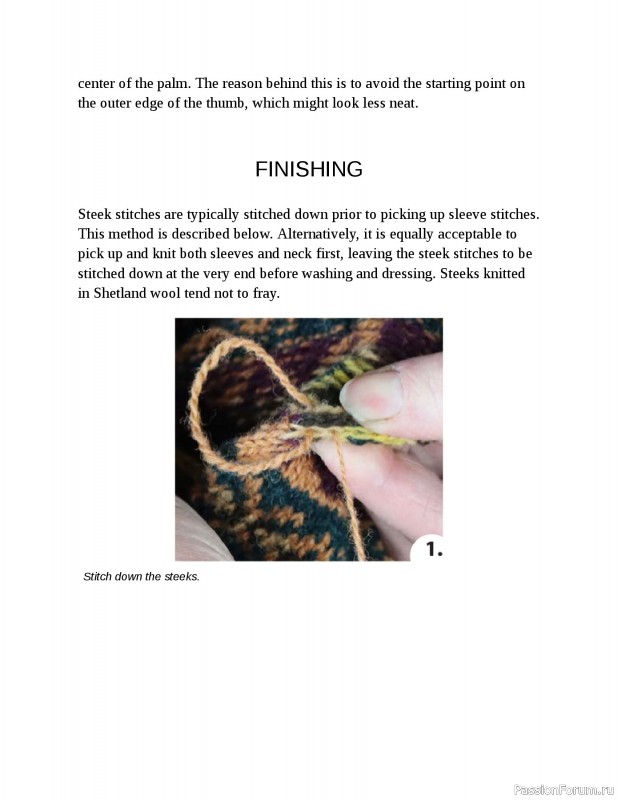 Вязаные проекты в книге «Fair Isle Knitting Tradition».