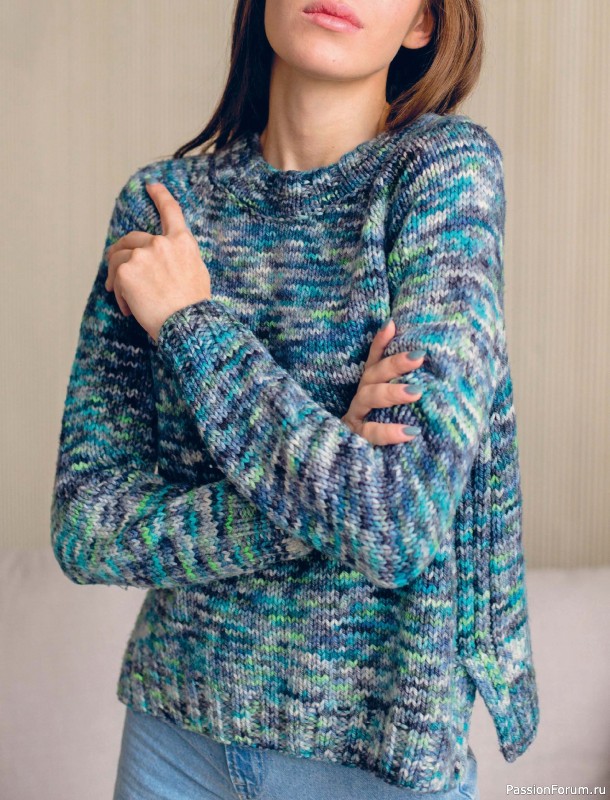 Вязаные проекты в книге &laquo;Реглан сверху&raquo;.