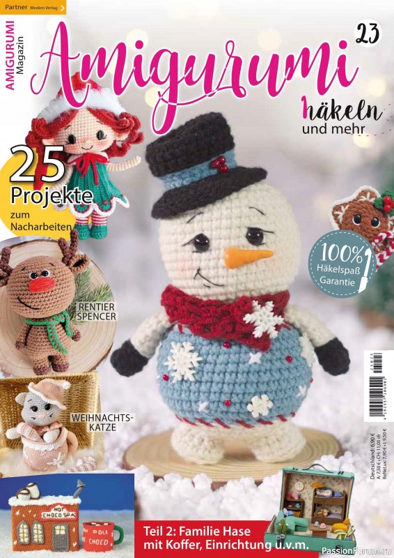 Вязаные проекты в журнале «Amigurumi Magazin №23 2025»