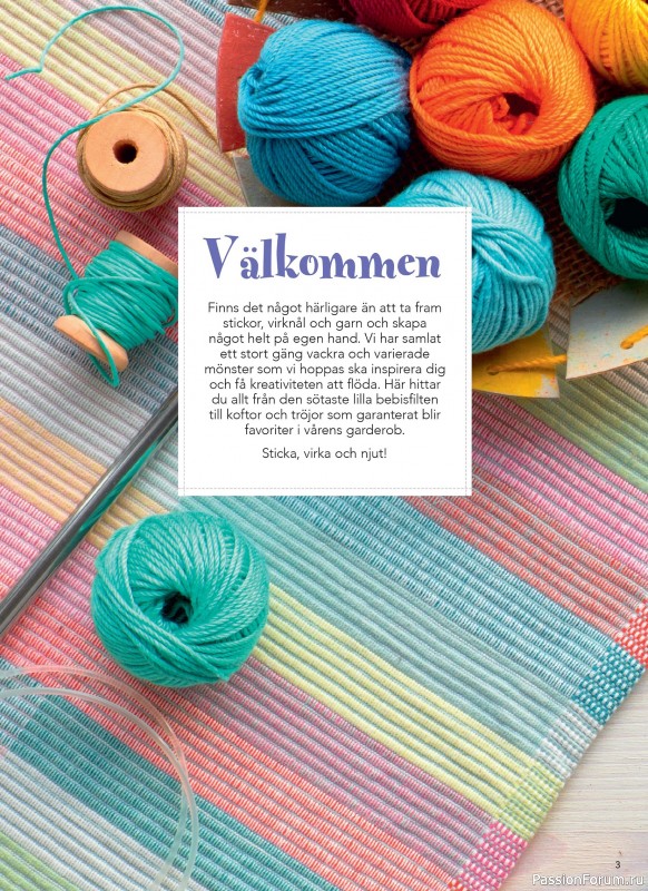Вязаные проекты в журнале &laquo;Inspirerande handarbete - April 2026&raquo;