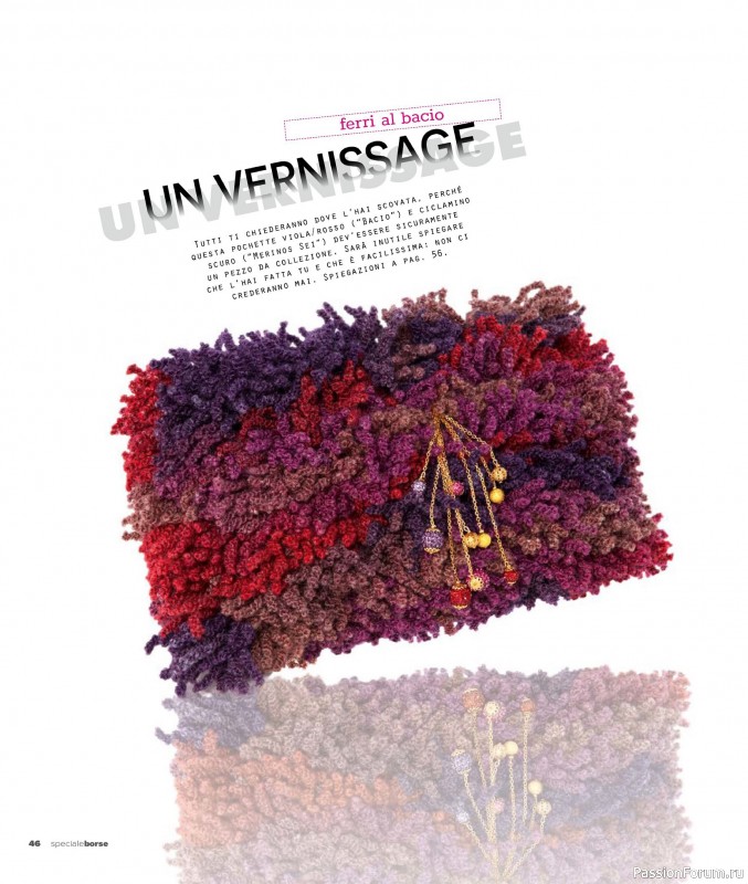 Вязаные проекты в журнале «Mani di Fata Speciale Borse - Dicembre 2025»