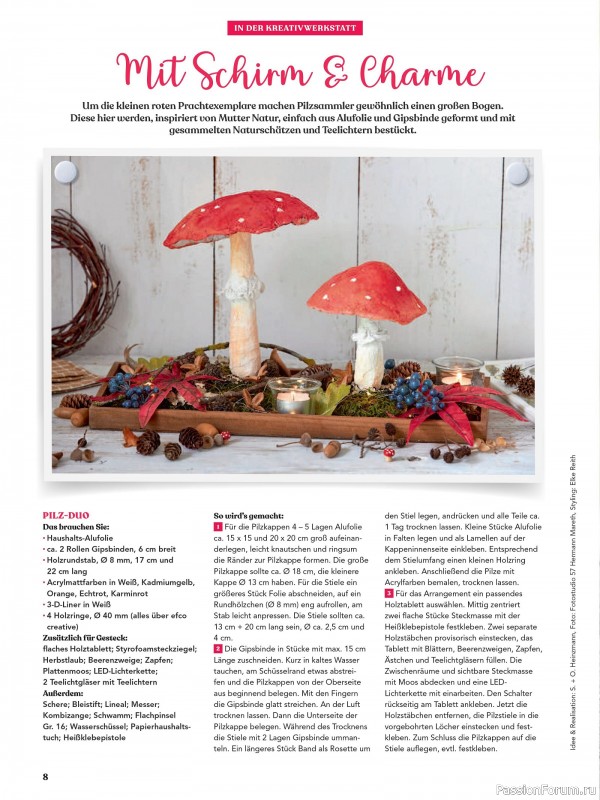 Коллекция проектов для рукодельниц в журнале «Anna Kreativ AK031 2025»