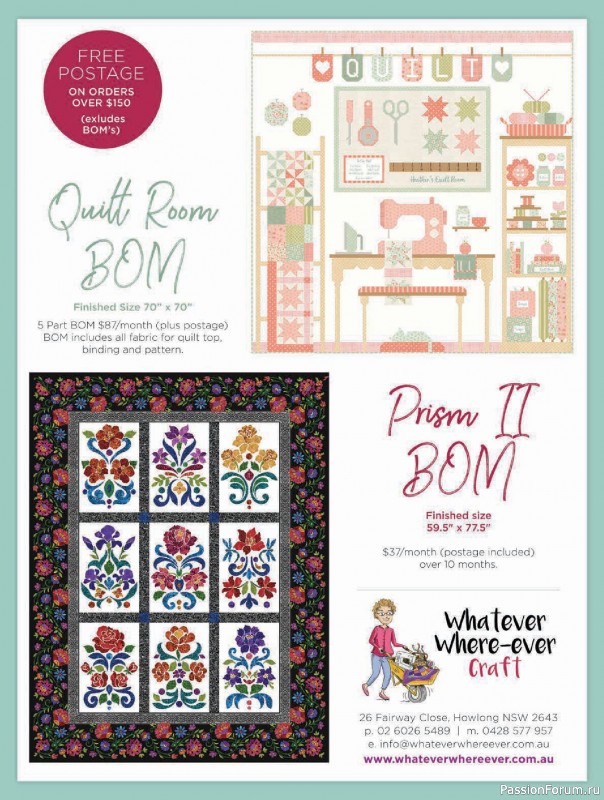 Коллекция проектов для рукодельниц в журнале &laquo;Australian Homespun №230 2026&raquo;