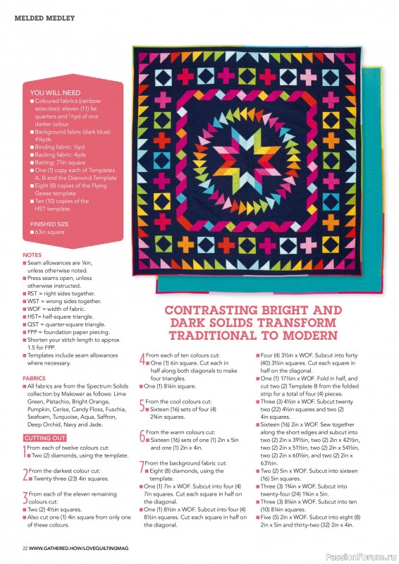 Коллекция проектов для рукодельниц в журнале &laquo;Love Patchwork & Quilting №158 2025&raquo;