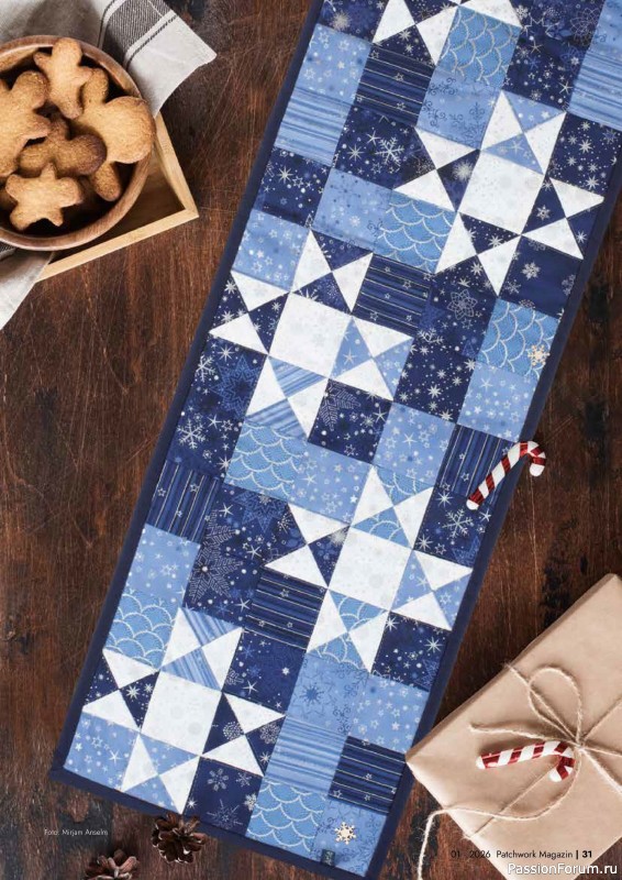 Коллекция проектов для рукодельниц в журнале «Patchwork das Magazin №1 2026»