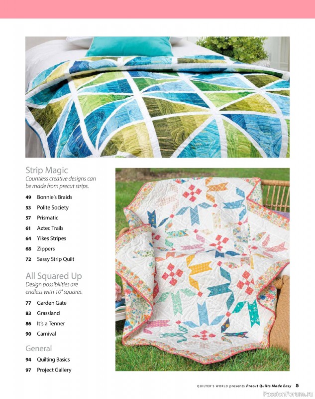 Коллекция проектов для рукодельниц в журнале &laquo;Quilter's World Specials - Late Spring 2026&raquo;