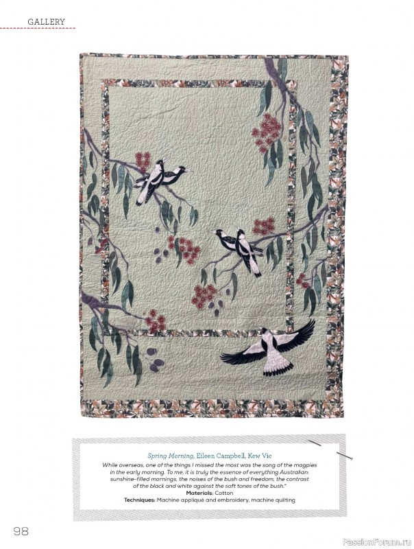 Коллекция проектов для рукодельниц в журнале «Quilters Companion №134 2025»