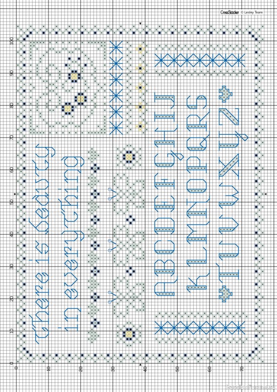 Коллекция вышивки в журнале «Cross Stitch Collection - The Ultimate Alphabets 2026»