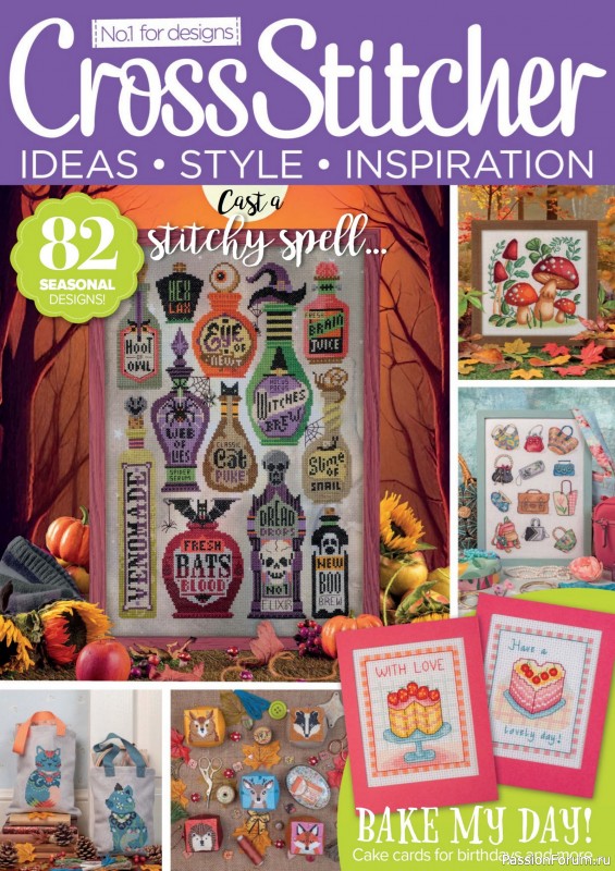 Коллекция вышивки в журнале «CrossStitcher №427 2025»